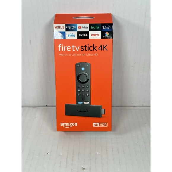 Amazon Fire TV Stick 4K HDR Ultra HD Media Streamer Alexa Voice Remote NEW - Picture 1 of 2